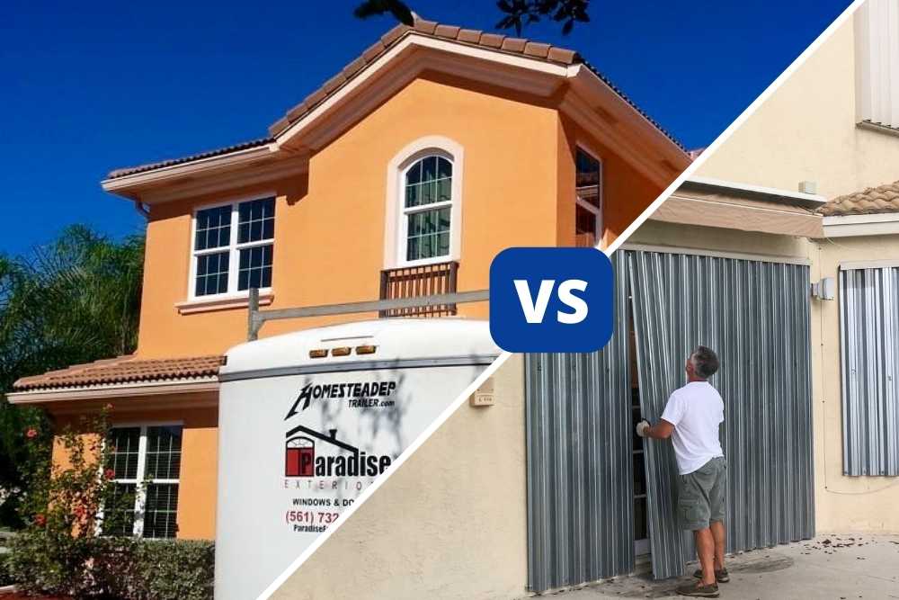 impact windows vs hurricane shutters
