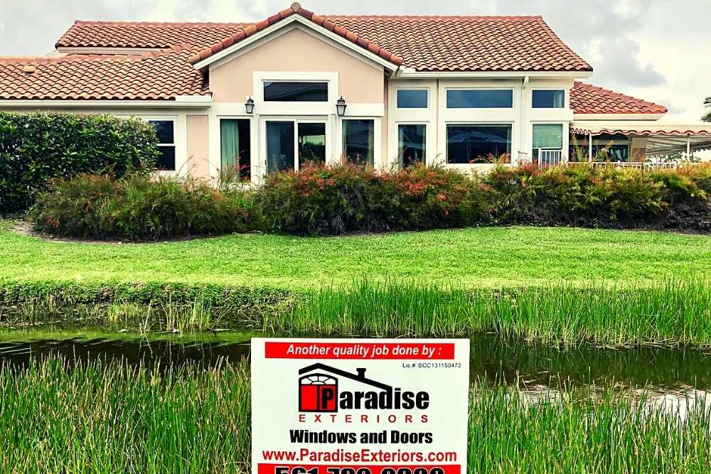 House with many impact windows